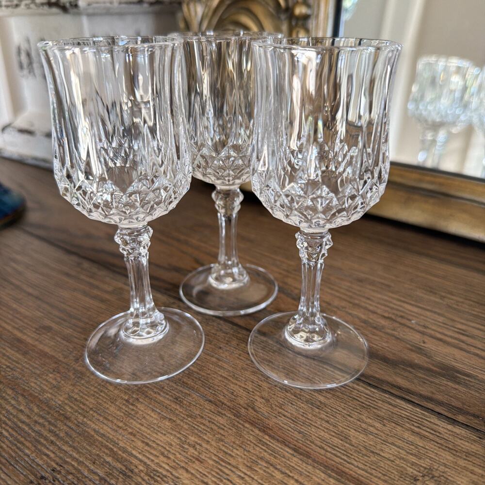 Cristal d’Arques Longchamp Brandy Snifter Cognac Glass Set of 3